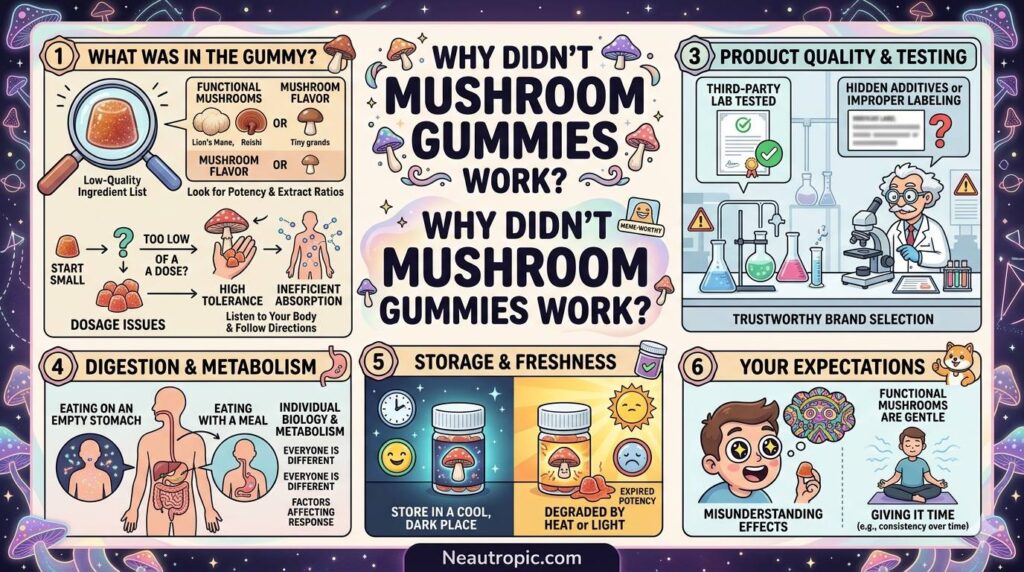 why-didnt-mushroom-gummies-work