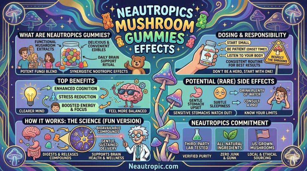 Neautropics mushroom gummies effects