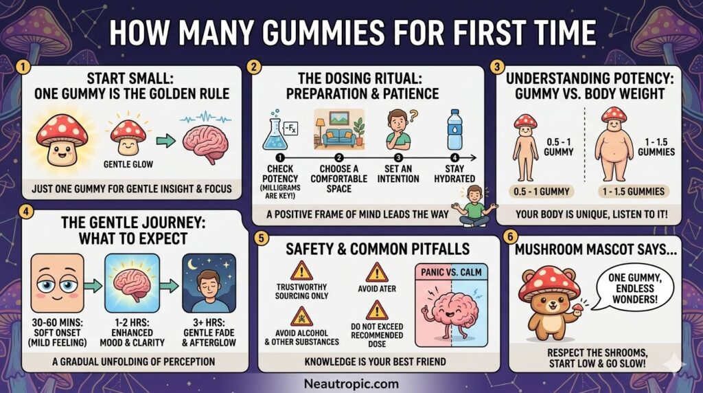 how many gummies for first time