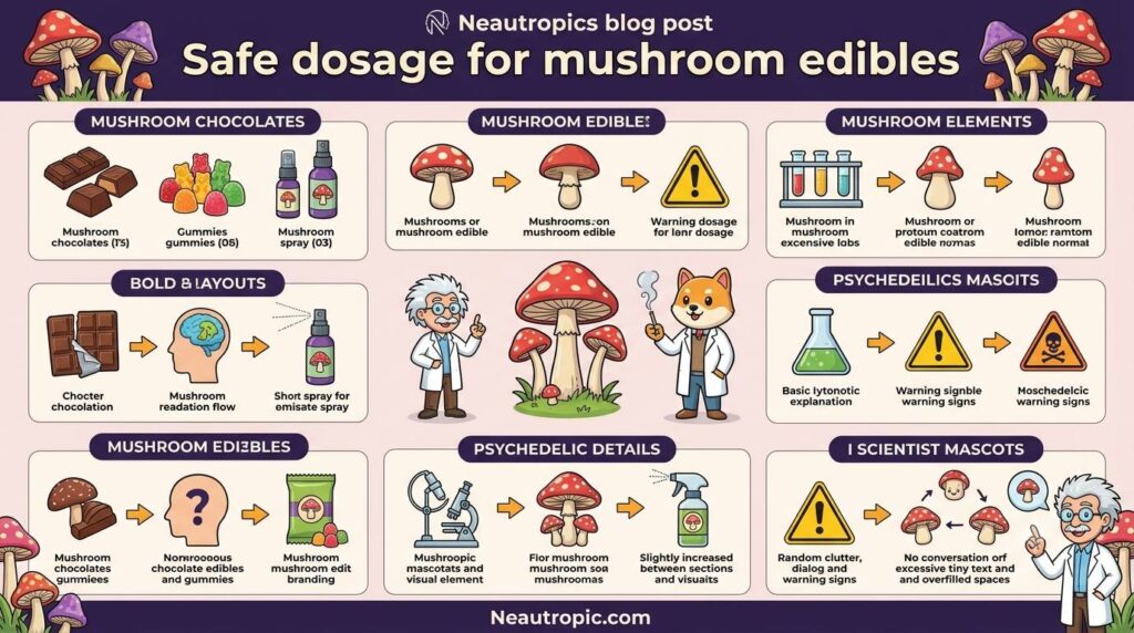 safe dose for mushroom edibles