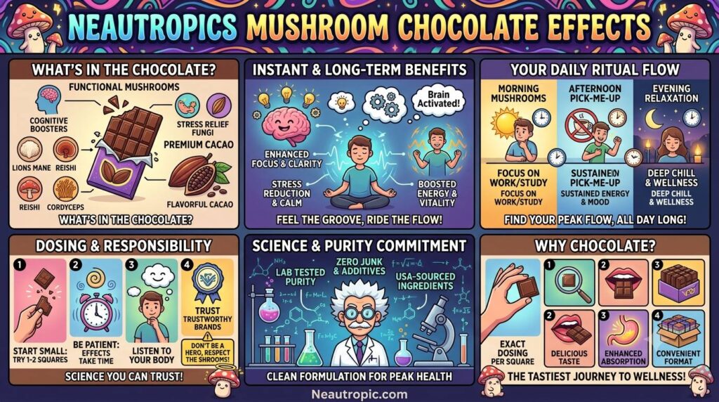 Neautropics mushroom chocolate effects