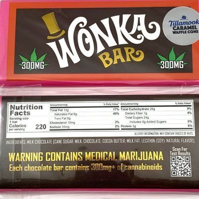 Wonka Bar Tillamook Caramel Waffle Cone